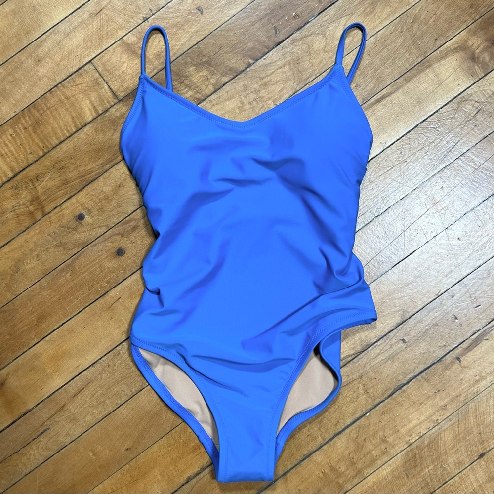 NWT J. Crew Bright Blue Swimsuit